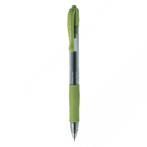 Roller gelový PILOT "G-2" svetlozelený 0,7 mm