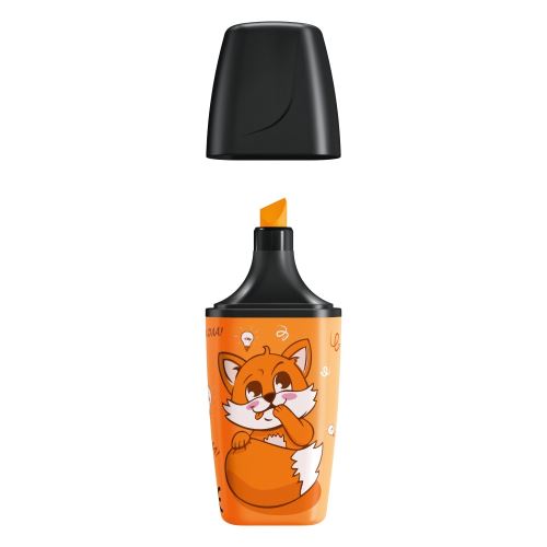 Zvýrazňovač STABILO BOSS MINI Animal Vibes - oranžová