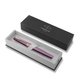 Pero plnicí PARKER Meridian Purple PGT, hrot F (2)