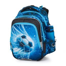 Školní batoh (5-dílný set) BagMaster Beta 26 C - Fotbal