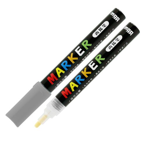 Popisovač akrylový M&G MOCALO Acrylic Marker 2 mm akrylový, Grey S910