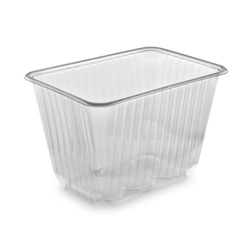 Miska hranatá průhledná 2000 L / 50ks