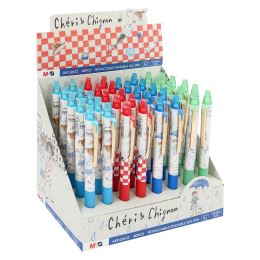 Pero gelové /gumovací M&G iErase Chéri & Chignon 0,7 mm - modrá náplň /1ks (1)