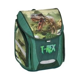 Školní batoh - 5-dílný set s magnet. přezkou T-REX 3D (1)