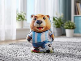 Polštářek plyšový 18cm zvířátko fotbalista 4druhy 0m+ (1)