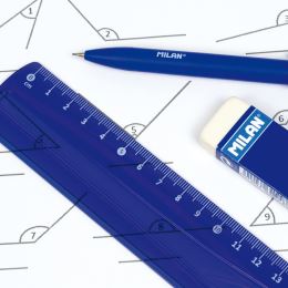 Pravítko MILAN "FLEX" ohebné 30 cm, modré (2)