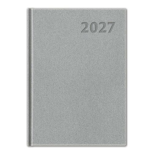 Diář 2027 denní A6 Manager - stříbrný
