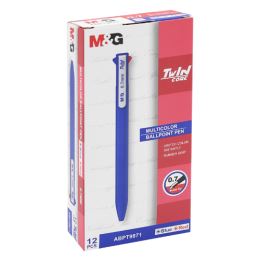 Pero kuličkové/2-barevné M&G Twin Core 0,7 mm - červená /modrá (1)