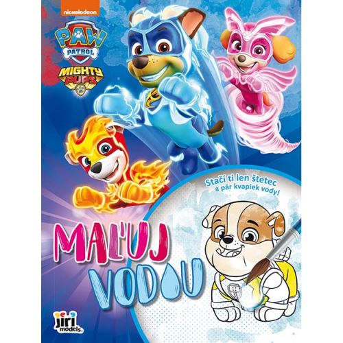 Maluj vodou JM A4 Tlapková patrola
