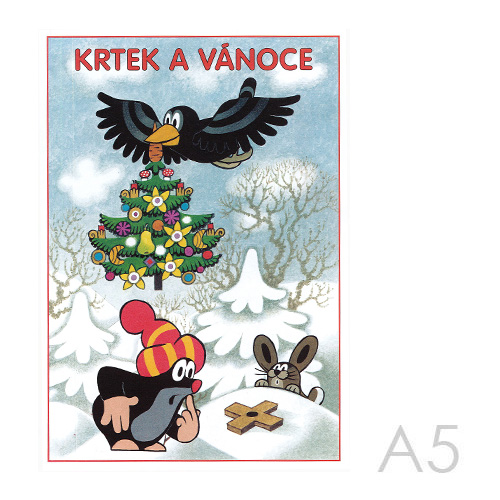 AKIM Omalovánka A5 Akim - Krtek a Vánoce