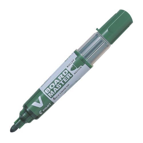 Popisovač na tabule, 2,3 mm, kuželový, PILOT "V-Board Master", zelený