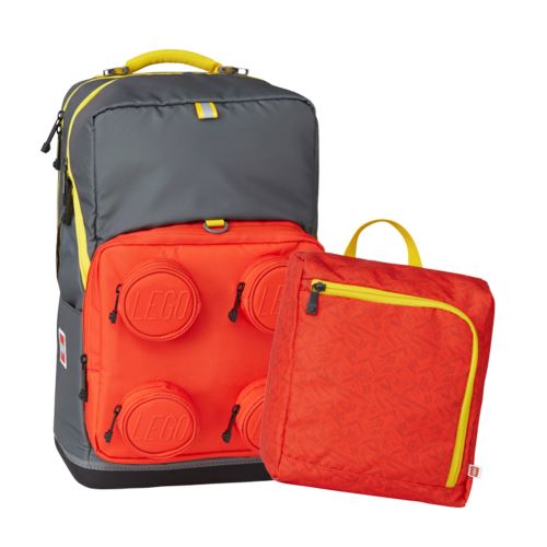 LEGO Titanium/Red Signature Maxi Plus - školský batoh + taška na telocvik