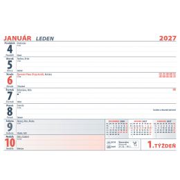 Stolní kalendář Pracovní malý 2027 (1)