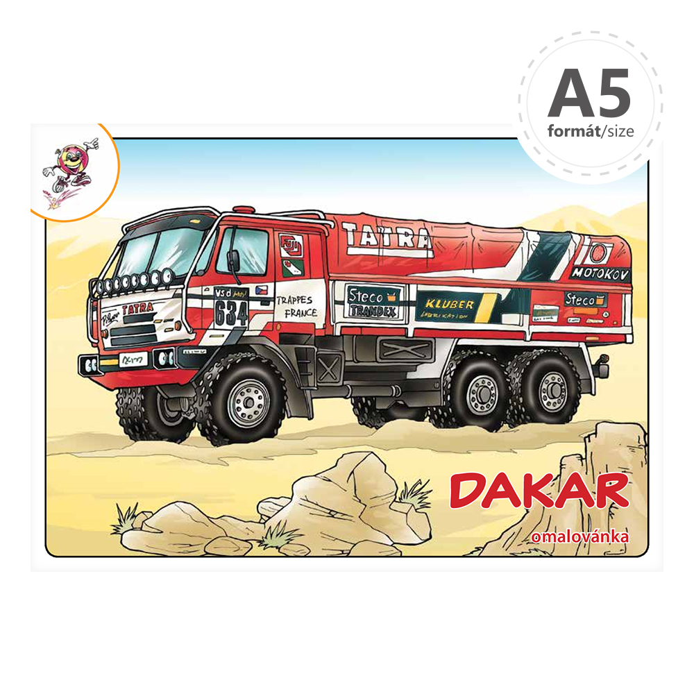 Omalovánka A5 - Dakar