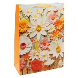 Dárková taška 2049 Flowers, velikost D 30 x 12 x 40 cm (4)