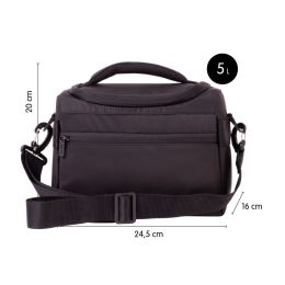Izotermická taška na potraviny (5 L) série Shadow - šedá (2)