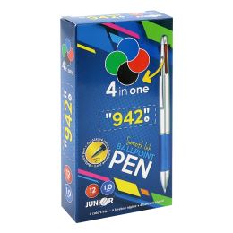 Pero 4-barevné JUNIOR 942A 1,0 mm, plastové/metalické /1ks (1)