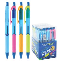 Pero guľôčkové Semi-Gel "SKYBLUE" 1,0 mm - modrá náplň /1ks