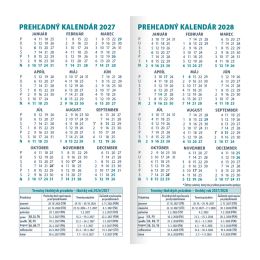 Diář Mini 2027 měsíční PVC - modrý (2)