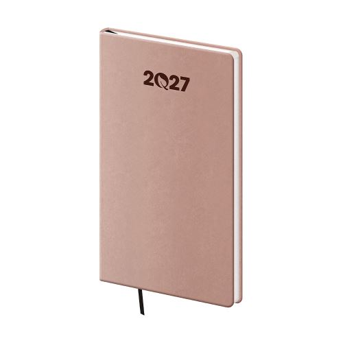 Diář 2027 týdenní kapesní ECO - Almond