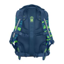 Školní batoh coocazoo MATE, Lime Stripe, certifikát AGR + Dárek (3)