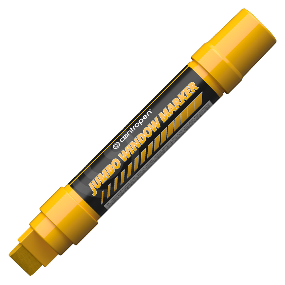 Popisovač křídový CENTROPEN 9120 JUMBO - oranžový na sklo
