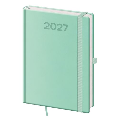 Diář 2027 denní A5 Print Pop - světle zelená