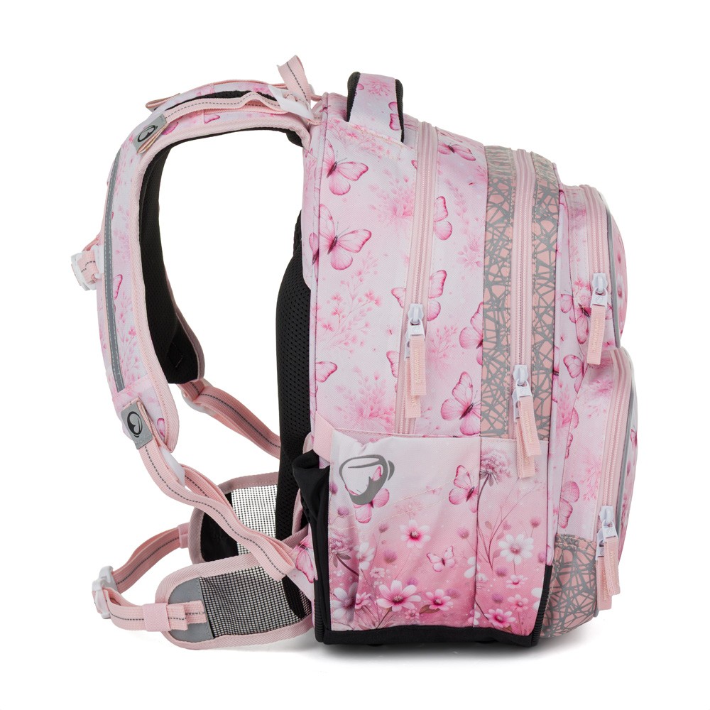 BAGMASTER Sada školní batoh BagMaster Dopi 26 A + Penál + Kapsa - Kočička