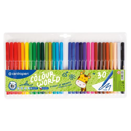 Fixy - CENTROPEN 7550 - sada 30 ks (1)