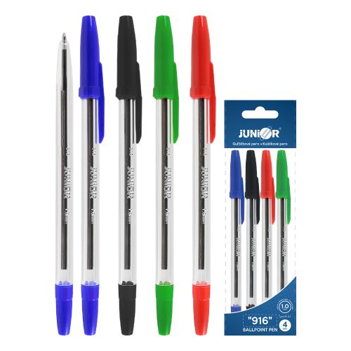 Pero kuličkové Classic 916 hrot 1.0 mm - sada 4 ks