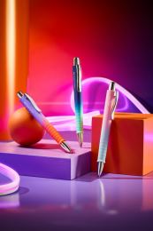 Pero kuličkové Faber-Castell Poly Ball XB Punchy Melon - modrá náplň (1)