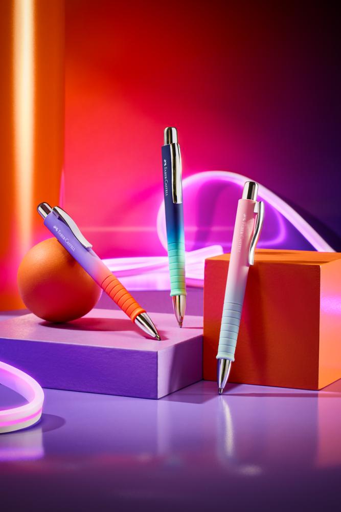 FABER-CASTELL Pero kuličkové Faber-Castell Poly Ball XB Punchy Melon - modrá náplň