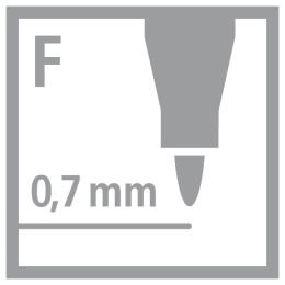 Vláknový fix STABILO Trio A-Z - 240 ks box - 20 různých barev (1)