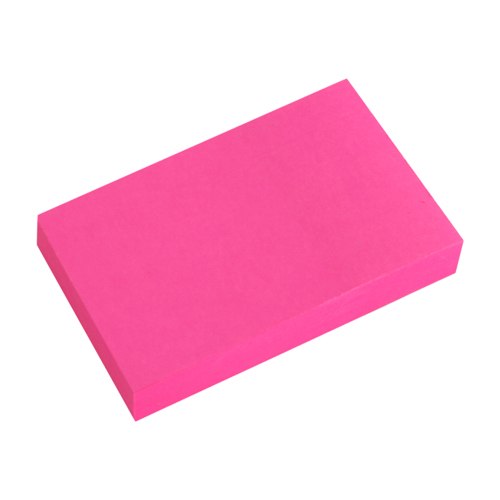 Blok lepicí neon ružový 51 x 76 mm