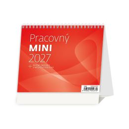Stolní kalendář 2027 Pracovní MINI