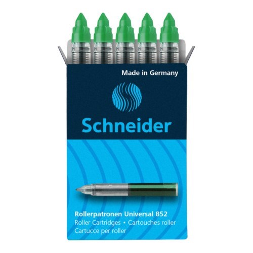 Bombičky do rollerov Schneider 852/5ks - zelená náplň