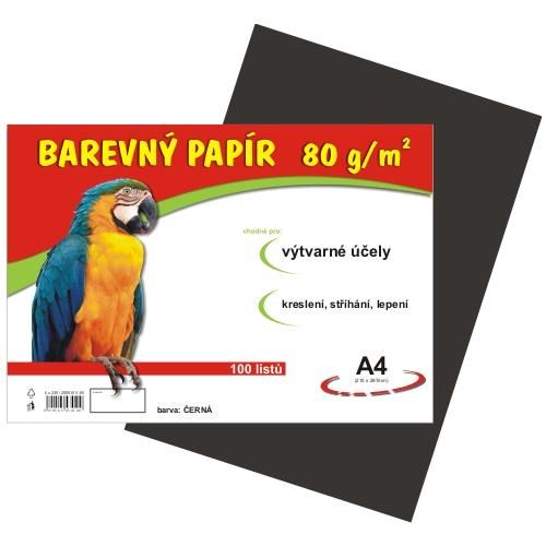 Kopírovací papír A4 80g/100 listů, černý (20310)
