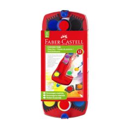 Vodové barvy Faber-Castell stavebnicové 12 barev