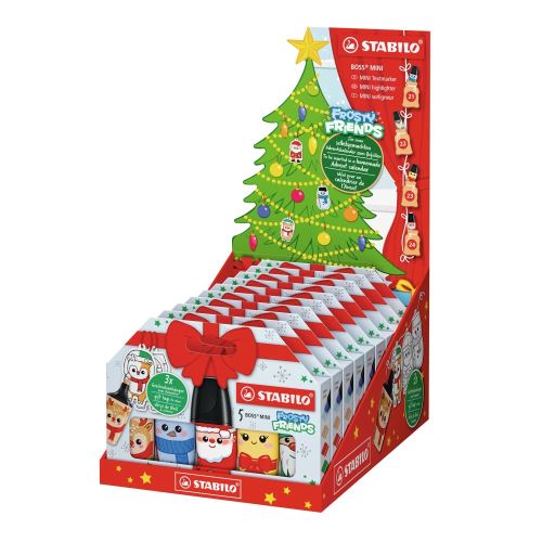 Zvýrazňovač STABILO BOSS MINI Frosty Friends (sada 5 ks) (6)