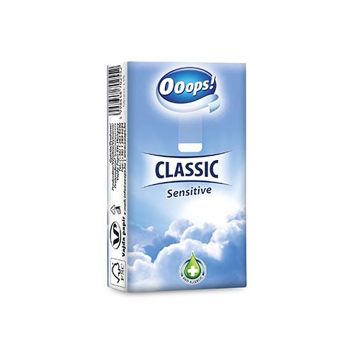 Hygienické kapesníky Ooops! Classic Sensitive 3-vrstvé, 1 ks (1)
