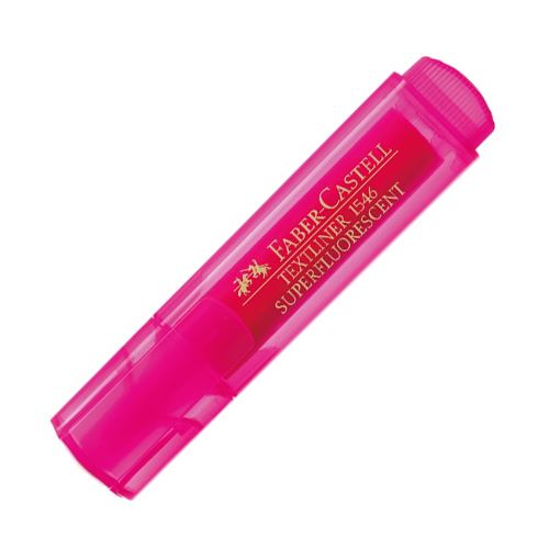 Zvýrazňovač Faber-Castell 1546 Superfluo - Cool Pink, růžový