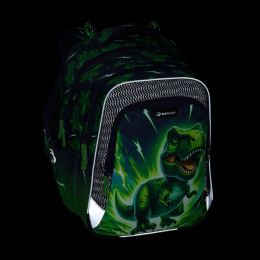 Sada školní batoh BagMaster Lumi 25 C + Penál + Kapsa - Dinosaurus (6)