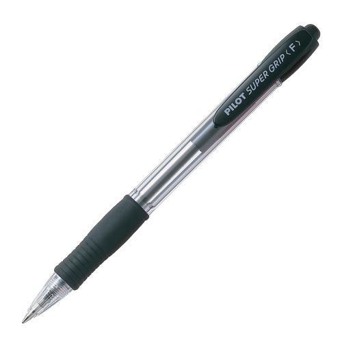 Pero guľôčkové PILOT Super Grip 0,7 mm - čierna náplň