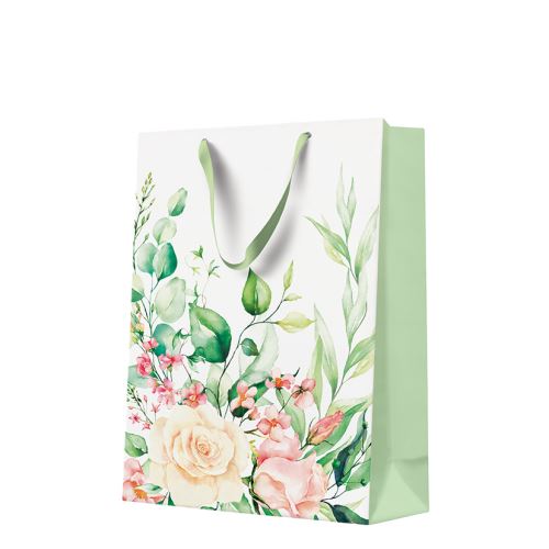 Dárková taška FLORAL MOMENTS, velká 26,5x33x13,5 cm