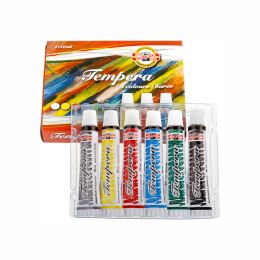 Barvy temperové 6 barev x 10 ml (1)