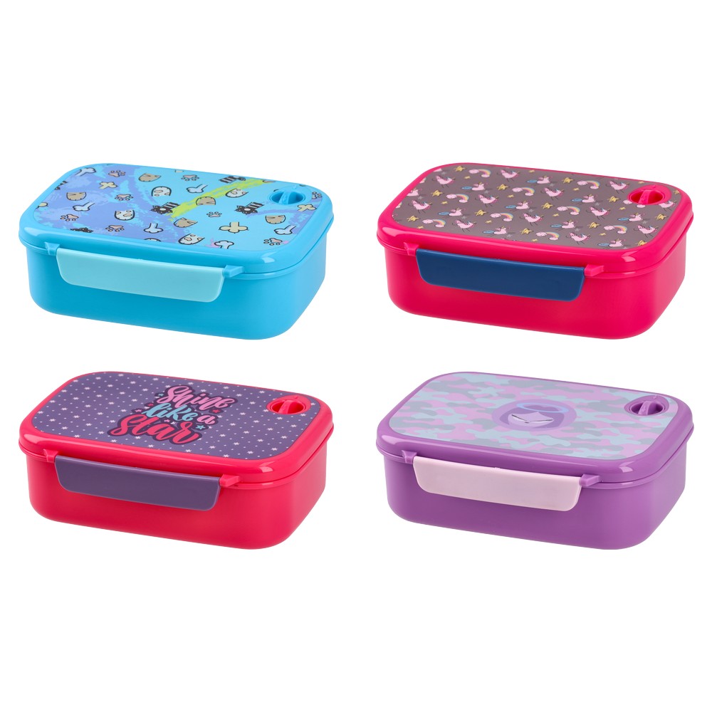 JUNIOR-ST Box na svačinu 765 ml (mix dětských designů /cena 1ks)
