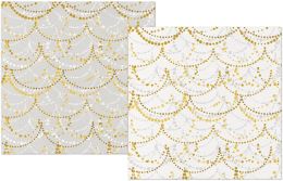 Ubrousky PAW AIRLAID 40x40 cm - Reverse Festive garland (1)