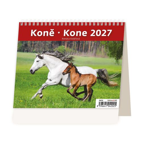 Stolní kalendář 2027 MiniMax Koně/Kone