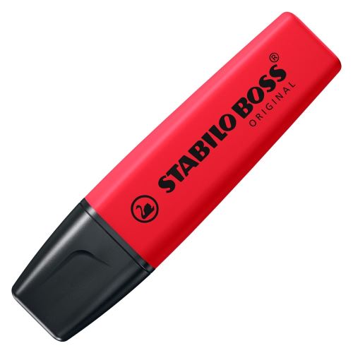 Zvýrazňovač STABILO BOSS ORIGINAL REALRED - červená