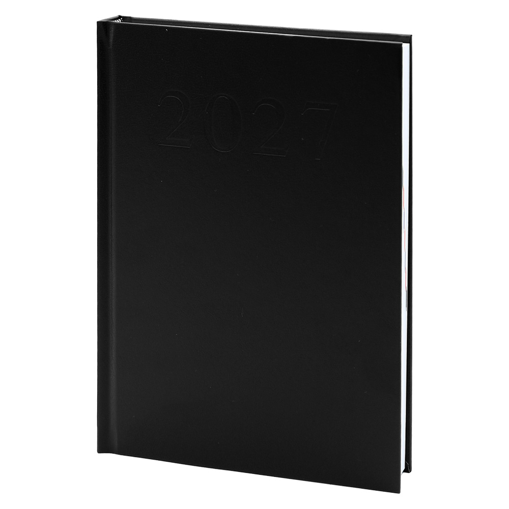 Diář A5 1 strana / 1 den 2027 - Standard černý